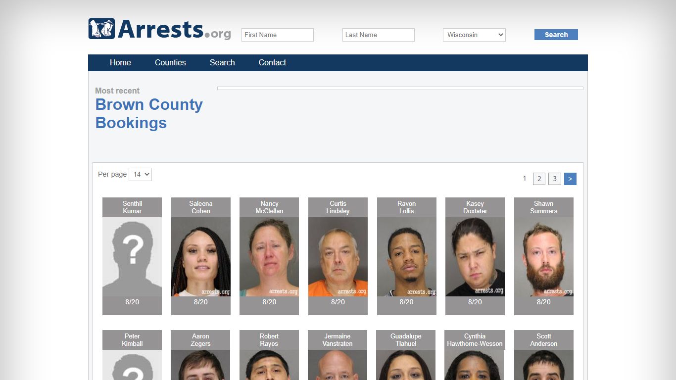 Brown County Arrests and Inmate Search